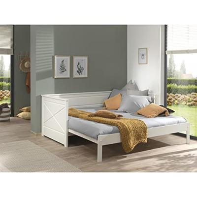 Vipack Pino Kajuitbed Uitschuifbaar Wit