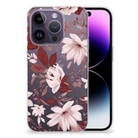 Smartphone hoesje Apple iPhone 14 Pro Watercolor Flowers - thumbnail