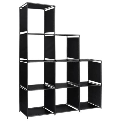 VidaXL Opbergkast trapvormig 130x45x170 cm stof VidaXL Opbergkast trapvormig 130x45x170 cm stof