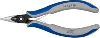 Knipex 34 52 130 Platte rondbektang Elektronica en fijnmechanica Chroom-vanadium kogellagerstaal 130 mm - thumbnail