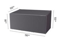 Platinum AeroCover Loungestoel en hockerset hoes 190x100xH105/90cm - thumbnail