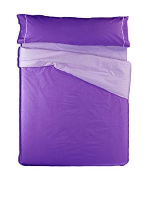 Dekbedovertrek set Hosteline VEGAS Mauve Bed van 150 2 Onderdelen Dekbedovertrek set Hosteline VEGAS Mauve Bed van 150 2 Onderdelen