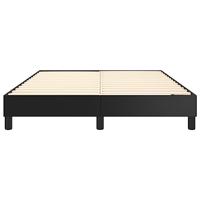 Boxspringframe kunstleer zwart 140x200 cm - thumbnail