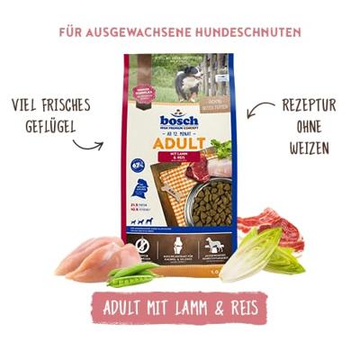 Bosch Adult met lam & rijst hondenvoer 3 kg - thumbnail