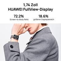 HUAWEI WATCH FIT 2 Deep Tarnish Midnight Black Silicone Strap EU - thumbnail