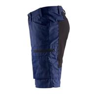 Blåkläder Service short stretch 14491845 | Marineblauw/Zwart | Maat 44 - 7330509538524 - thumbnail