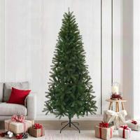 Kunstkerstboom met standaard Groen 240 cm PVC, PE en staal - thumbnail