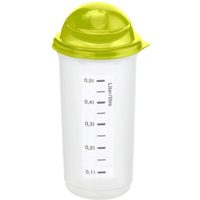 Rotho Shaker 0.5L Limoengroen