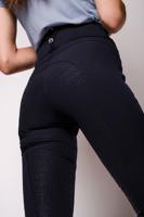 Montar Megan Highwaist Fullgrip rijbroek donkerblauw maat:34 - thumbnail
