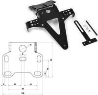 PROGRESS LINE Nummerbordhouder license plate carriers un type4 sw verst - thumbnail