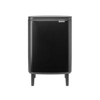 Brabantia Bo hi afvalemmer 12 liter met kunststof binnenemmer matt black - thumbnail