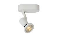 Lucide JASTER-LED - Plafondspot - LED - GU10 - 1x5W 2700K - Wit - thumbnail
