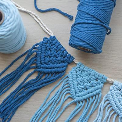Vaessen Creative • macramé touw 3mmx100m donkerblauw