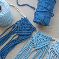 Vaessen Creative • macramé touw 3mmx100m donkerblauw - thumbnail