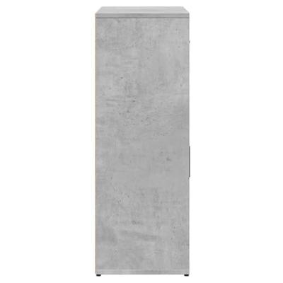 Dressoirs 2 st 60x30x84 cm bewerkt hout betongrijs