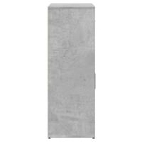 Dressoirs 2 st 60x30x84 cm bewerkt hout betongrijs - thumbnail