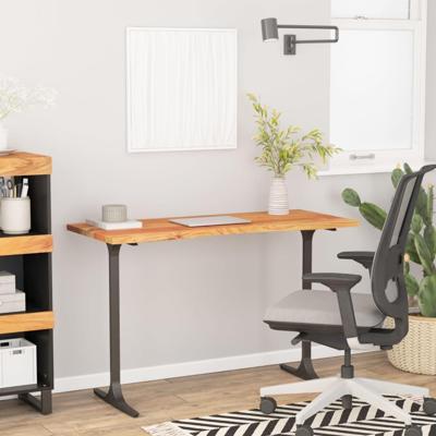 Bureaublad rechthoekig 140x60x2,5 cm massief acaciahout