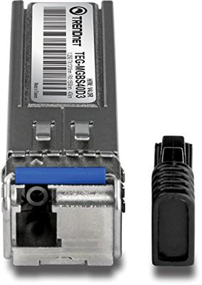 TRENDnet, single modus LC-module met dubbele golflengte 1310/1550, versie v4.0R, compatibel met standaard SFP-sleuven, tot 40 km (24,9 mijl), TEG-MGBS40D3