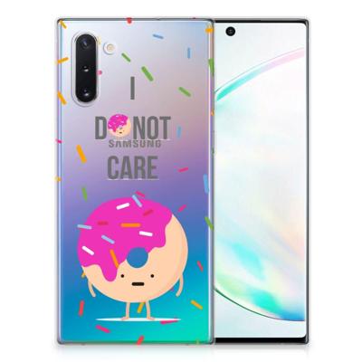 Samsung Galaxy Note 10 | Siliconen Case | Donut Roze