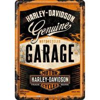 Harley-Davidson Genuine Garage Metalen Postkaart - thumbnail