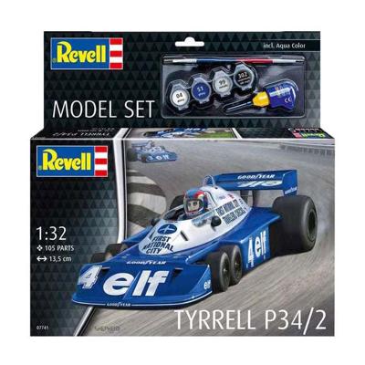 Revell modelbouwpakket - tyrrel p34/2 1:32 - 105dlg. - incl. basiskleuren verf Revell modelbouwpakket - tyrrel p34/2 1:32 - 105dlg. - incl. basiskleuren verf