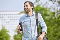 Tefal Travel Mug Easy Twist Thermobeker 0.36L Antraciet - thumbnail