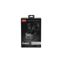 Hähnel - ProCube 2 - DSLR Duo Charger - voor Nikon - EU/UK/USA stekker - Oplader voor EN-EL14, EN-EL15 en EN-EL25 batterijen - Ingebouwde USB-laadpoorten & AA slots - thumbnail