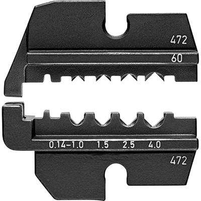 Knipex 97 49 60 97 49 60 Krimpinzetstuk Gedraaide contacten Geschikt voor tangen HTS + Harting 0.14 tot 4 mm² Geschikt voor merk Knipex 97 43 200, 97 43 E, 97