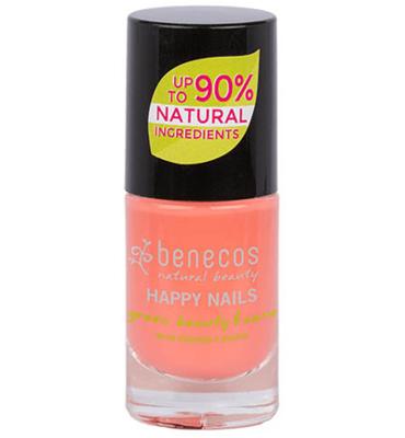 Benecos natural beauty Vegan nail polish peach sorbet 20-free plantbased 5 Milliliter Benecos natural beauty Vegan nail polish peach sorbet 20-free plantbased 5 Milliliter