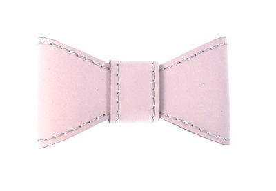 Sazzz vlinderstrik glamper leer lichtroze