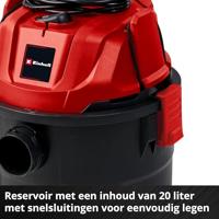 Einhell TC-VC 1820 2342480 Nat- en droogzuiger 20 l - thumbnail