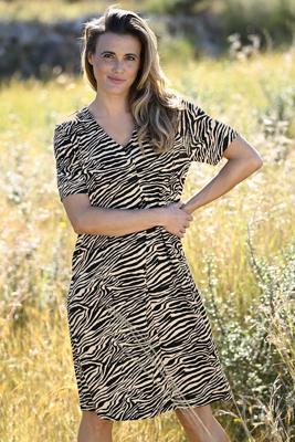 Zebraprint nachthemd Ringella overslag