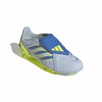 adidas Predator League FT Gras Voetbalschoenen (FG) Kids Lichtblauw Blauw Geel - thumbnail