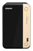 QNAP TS-264 NAS Tower Intel® Celeron® N5095 8 GB 0 TB QNAP QTS Zwart, Goud - thumbnail
