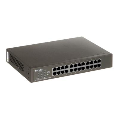 Tenda 24-port Gigabit Ethernet Switch Unmanaged Blauw