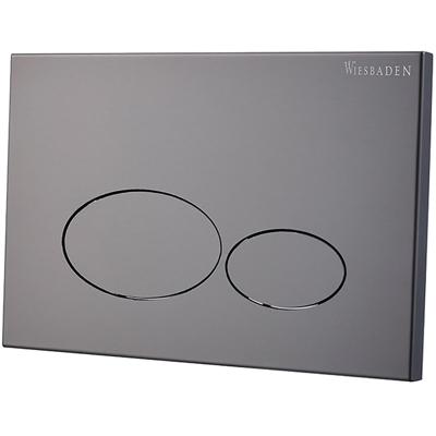 Wiesbaden X32 Metal Drukplaat voor Inbouwreservoir - Gunmetal