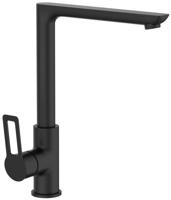 Sanimar Nero Keukenmengkraan 30x20 cm Messing Zwart - thumbnail