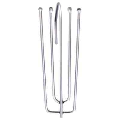 Gordijnen verduisterend met haken 2 st 140x175 cm blauw