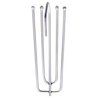 Gordijnen verduisterend met haken 2 st 140x175 cm zwart - thumbnail