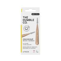 The Humble Co. Interdental borsteltje 6 st - geel - 0.70 mm - thumbnail