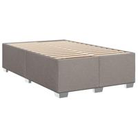 Boxspring met matras stof taupe 120x190 cm - thumbnail