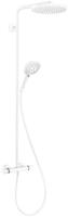 Doucheset HansGrohe Raindance Select S 240 1jet PowderRain Met Thermostaat Mat Wit - thumbnail