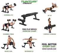 Tunturi FB80 Flat Bench - thumbnail
