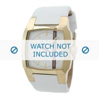 Horlogeband Diesel DZ1298 Leder Wit 18mm - thumbnail