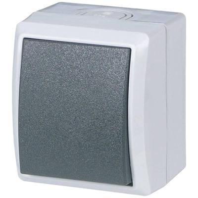 REV 0511581777 Uitschakelaar, Wisselschakelaar Compleet AquaForm Lichtgrijs 1 stuk(s)