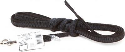 Lange lijn hond - Antislip - 14mm x 3m - Met handvat - Zwart Lange lijn hond - Antislip - 14mm x 3m - Met handvat - Zwart