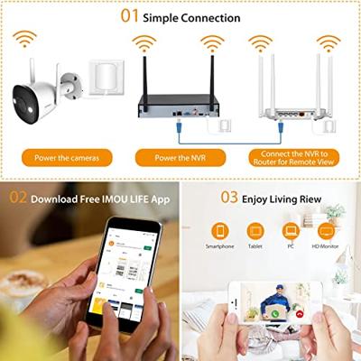 Dahua Technology NVR1104HS-W-S2-CE 1U Zwart