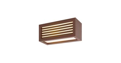 SLV buiten wandlamp Box-L - roest