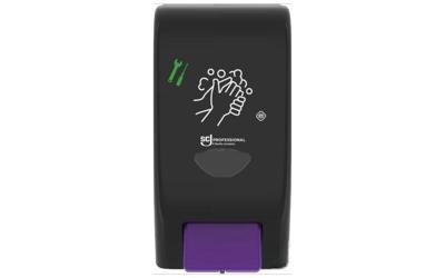 Swarfega handzeepdispenser - wandmodel - tbv Megamax 4000 - zwart/paars