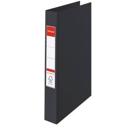 Ringband Esselte VIVIDA A4 2-rings O-mechaniek 25mm PP zwart Ringband Esselte VIVIDA A4 2-rings O-mechaniek 25mm PP zwart